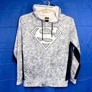 Like New |•DC COMICS•| SUPERMAN Full Zip Hooded Sweatshirt Large